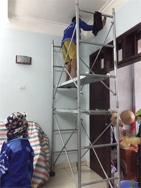 Dịch vụ lau mốc trần nhà - Công Ty TNHH Nhà Sạch Vĩnh Phúc